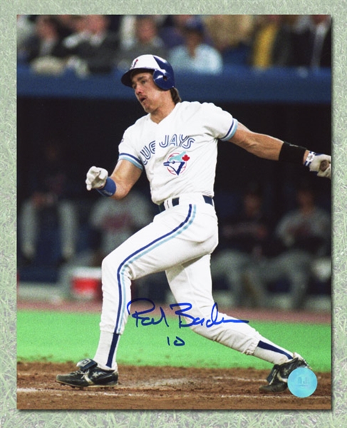 Pat Borders Toronto Blue Jays Autographed World Series Batting 8x10 Photo