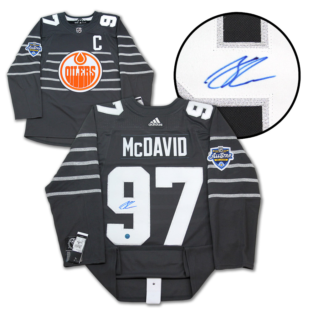 Connor McDavid Autographed Authentic Edmonton Oilers® White Jersey with  Captain and Inaugural Patches at 's Sports Collectibles Store