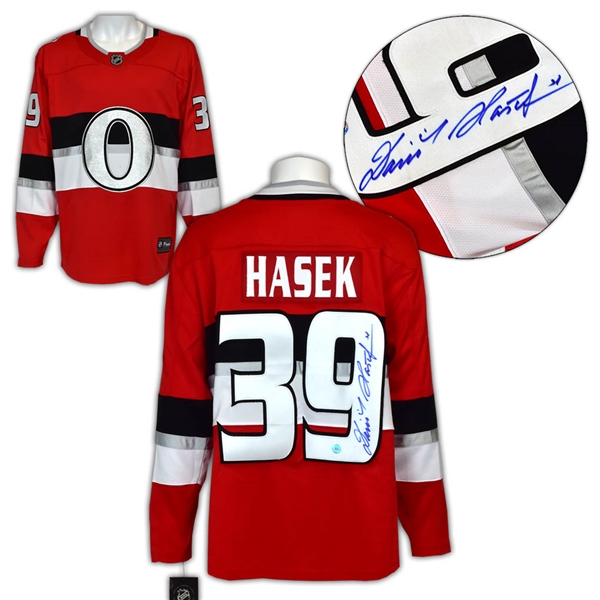 Dominik Hasek Ottawa Senators Autographed Fanatics Jersey