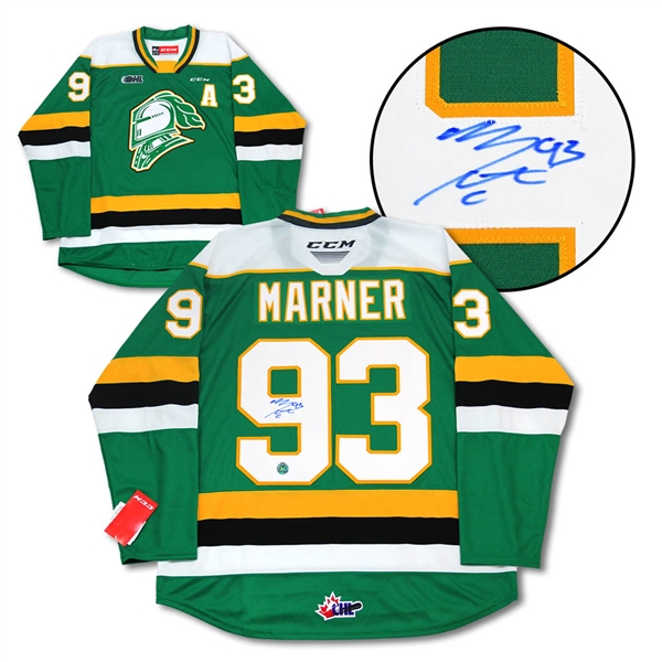 Mitch Marner London Knights Autographed CHL Hockey Jersey