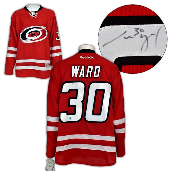 Cam Ward Carolina Hurricanes Autographed Reebok Jersey