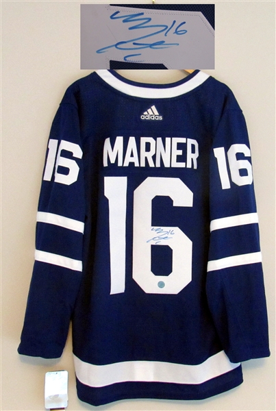 Mitch Marner Toronto Maple Leafs Autographed Adidas Jersey (Flawed)