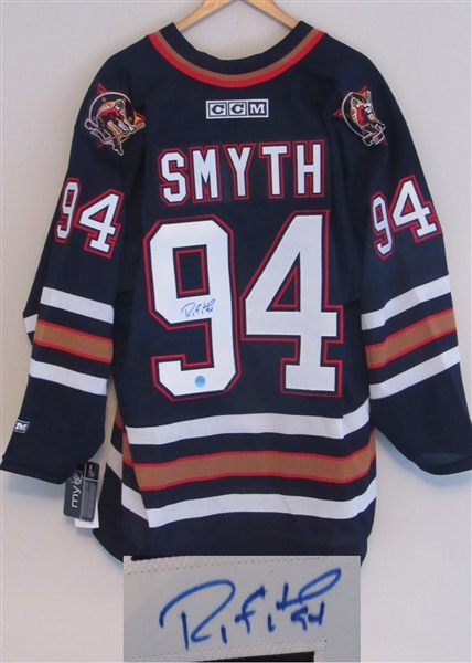 Ryan Smyth Edmonton Oilers Signed CCM Jersey
