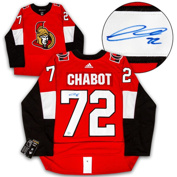 Thomas Chabot Ottawa Senators Autographed Rookie Adidas Jersey