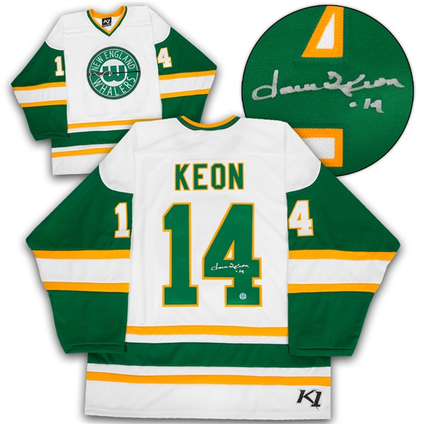 Dave Keon New England Whalers Signed Vintage WHA Jersey