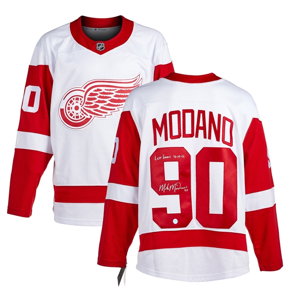 Mike Modano Detroit Red Wings Signed & Dated Last Game Fanatics Jersey