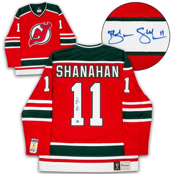 Brendan Shanahan New Jersey Devils Signed Rookie Vintage Fanatics Jersey