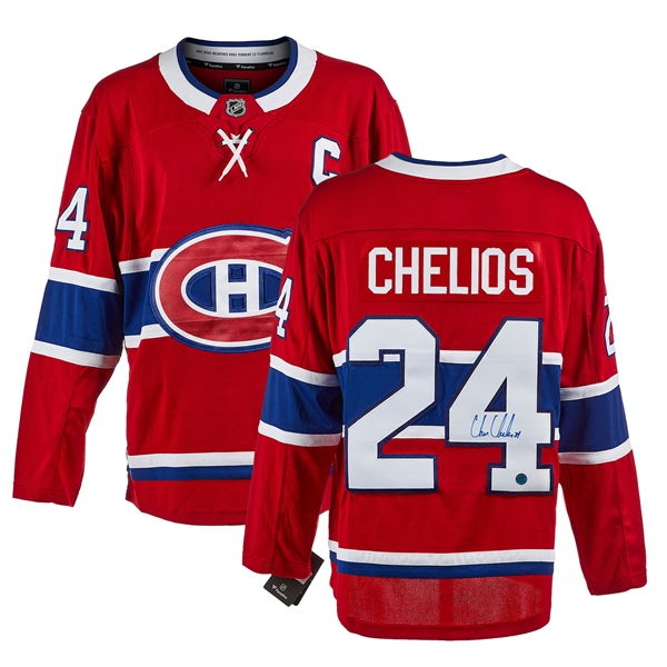 Chris Chelios Montreal Canadiens Autographed Fanatics Jersey