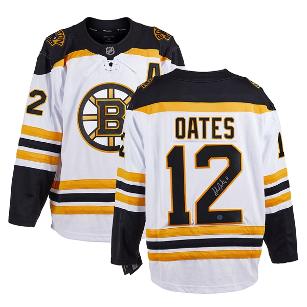 Adam Oates Boston Bruins Signed White Fanatics Jersey