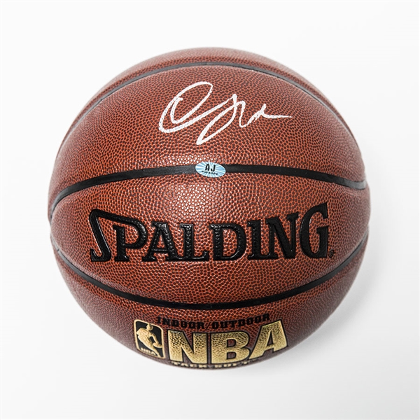 DeMar DeRozan Autographed Spalding NBA I/O Basketball