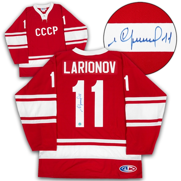 Igor Larionov Soviet Union Russia Autographed CCCP Hockey Jersey