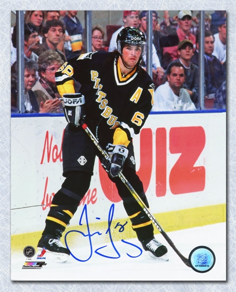 Jaromir Jagr Pittsburgh Penguins Autographed Alternate Captain 8x10 Photo