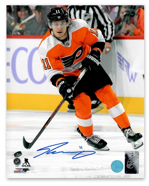 Travis Konecny Philadelphia Flyers Autographed NHL Hockey 8x10 Photo