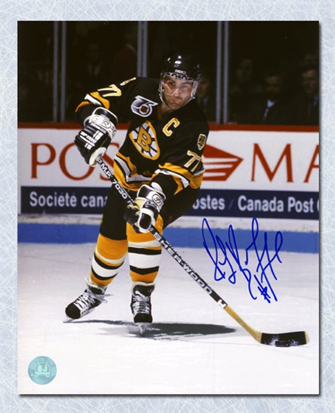 Ray Bourque Boston Bruins Autographed Passing 8x10 Photo