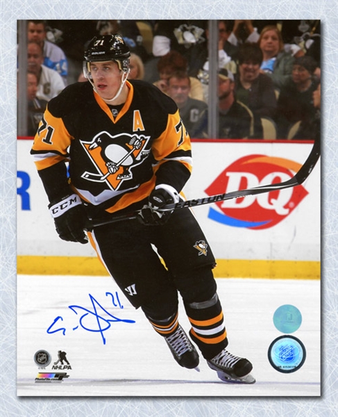 Evgeni Malkin Pittsburgh Penguins Autographed NHL Action 8x10 Photo