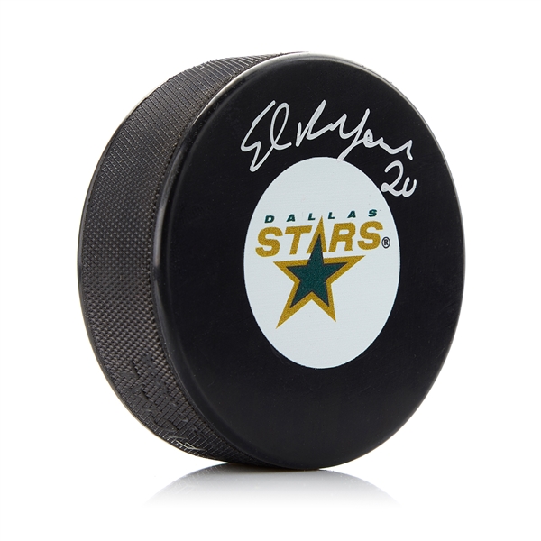 Ed Belfour Dallas Stars Signed Autograph Hockey Puck