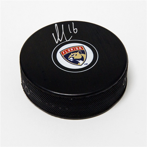 Aleksander Barkov Florida Panthers Autographed Hockey Puck