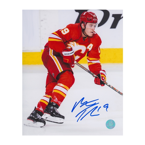 Matthew Tkachuk Calgary Flames Signed Crossover 8x10 Photo