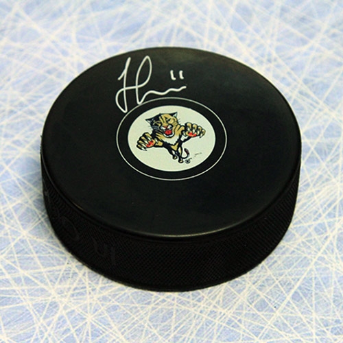 Jonathan Huberdeau Florida Panthers Autographed Hockey Puck