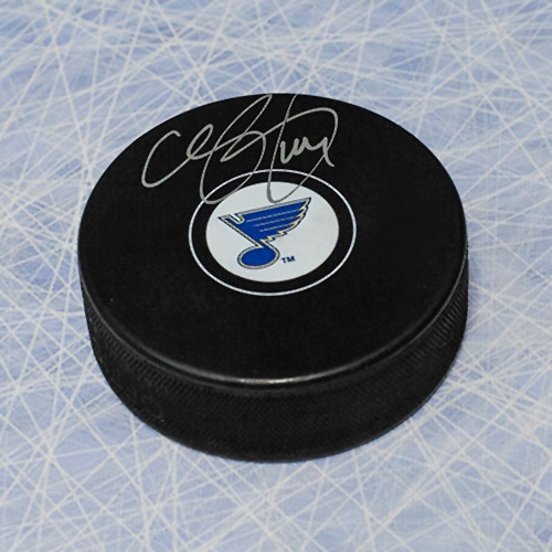 Chris Pronger St Louis Blues Autographed Hockey Puck
