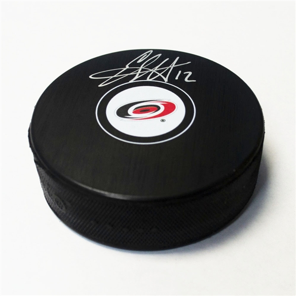 Eric Staal Carolina Hurricanes Autographed Hockey Puck