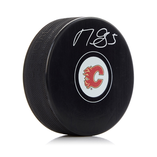 Mark Giordano Calgary Flames Autographed Hockey Puck