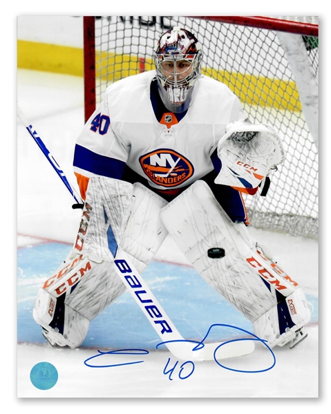 Semyon Varlamov New York Islanders Autographed Goalie 8x10 Photo