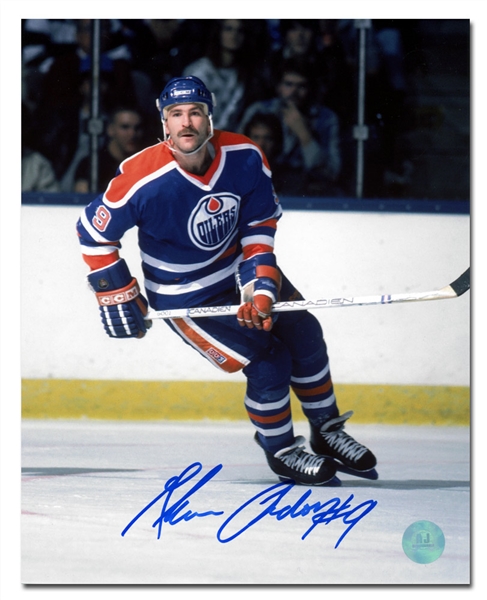 Glenn Anderson Edmonton Oilers Autographed Hockey 8x10 Photo
