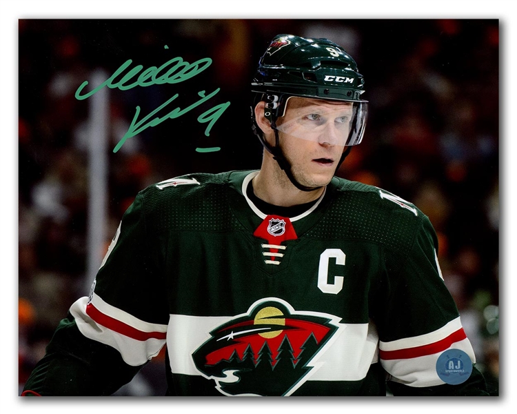 Mikko Koivu Minnesota Wild Signed Close-Up  Hockey 8x10 Photo