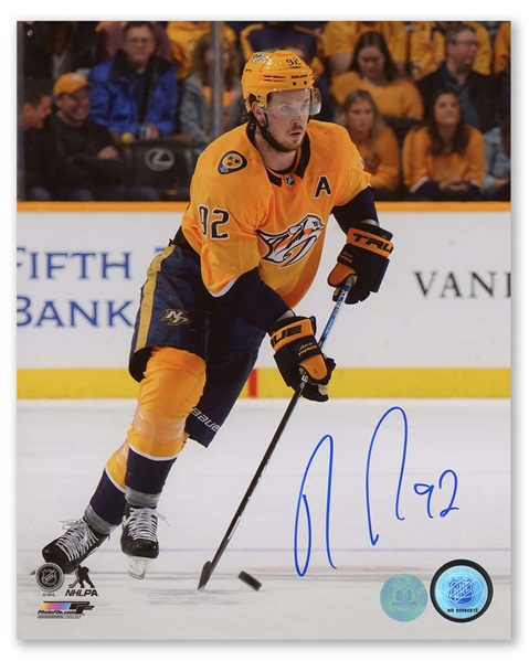 Ryan Johansen Nashville Predators Autographed Hockey 8x10 Photo