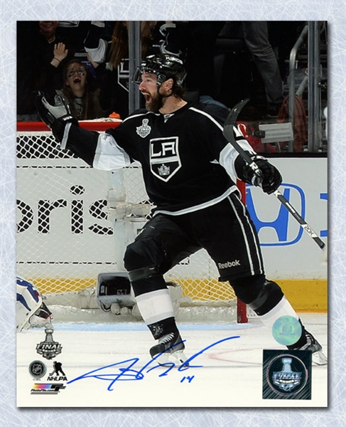 Justin Williams Los Angeles Kings Signed Stanley Cup OT Winner 8x10 Photo