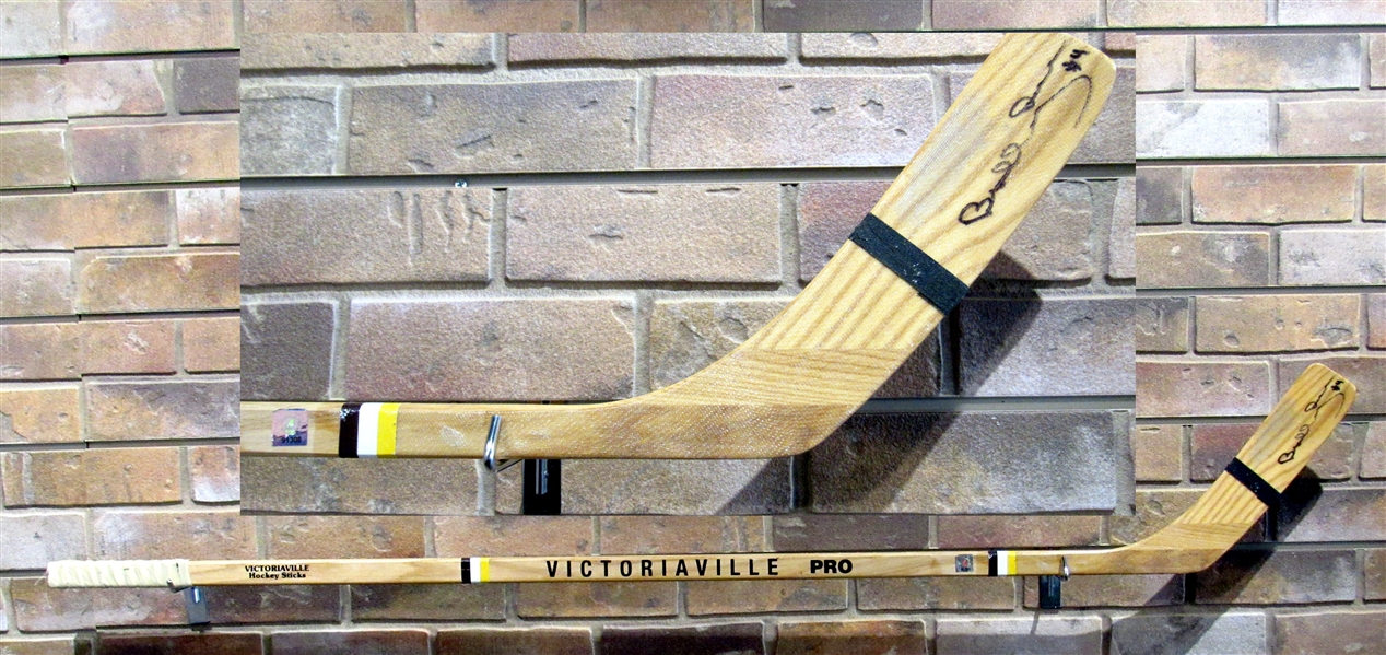 Bobby Orr Boston Bruins Autographed & Taped Victoriaville Hockey Stick GNR COA