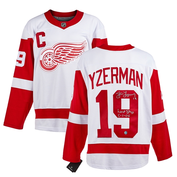 Steve Yzerman Detroit Red Wings Signed Last Step Fanatics Jersey
