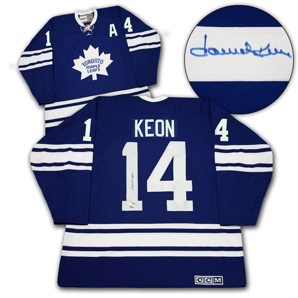 Dave Keon Toronto Maple Leafs Signed 1967 Stanley Cup Vintage CCM Jersey