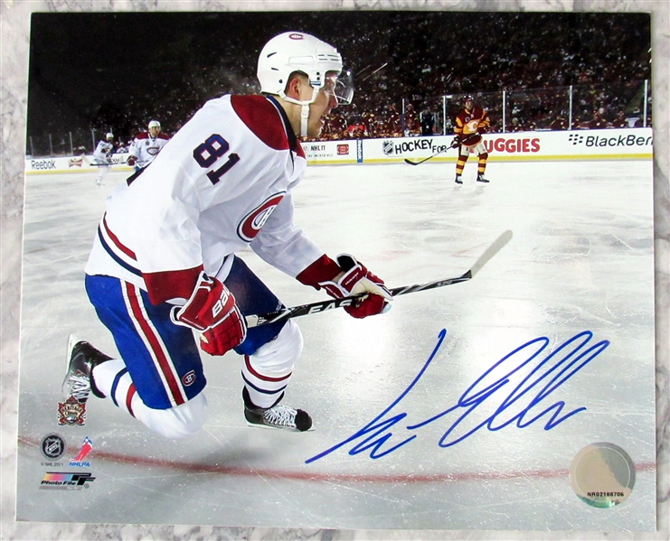 Lars Eller Montreal Canadiens Autographed 8x10 Photo