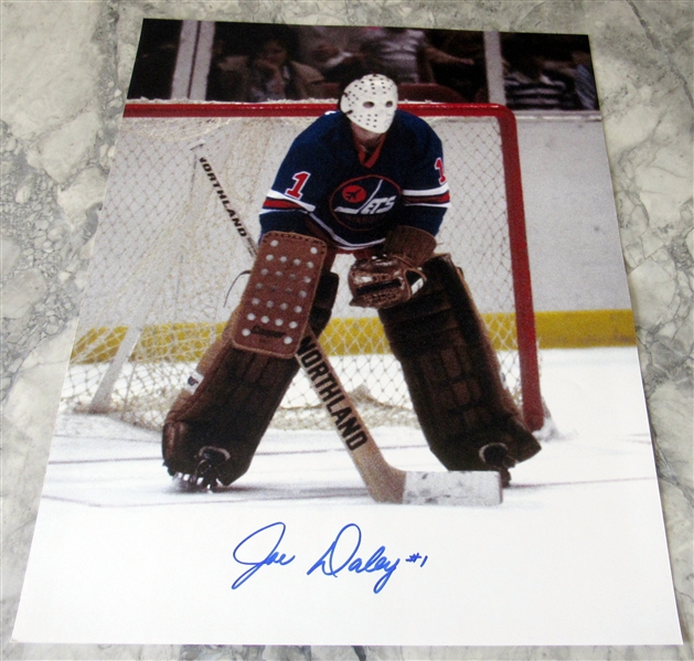 Joe Daley Winnipeg Jets Autographed 11x14 Photo