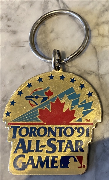 1991 Toronto Blue Jays SkyDome All Star Game Keychain - Used