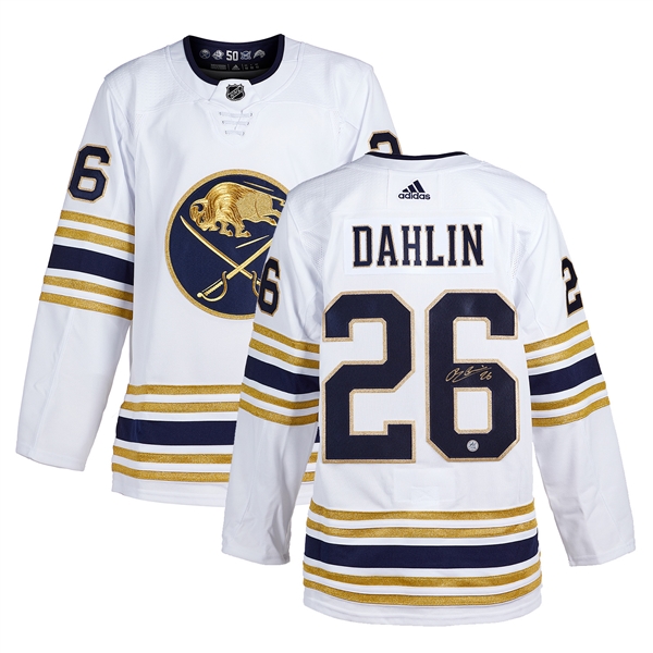 Rasmus Dahlin Signed Buffalo Sabres 50th Anniversary Adidas Jersey