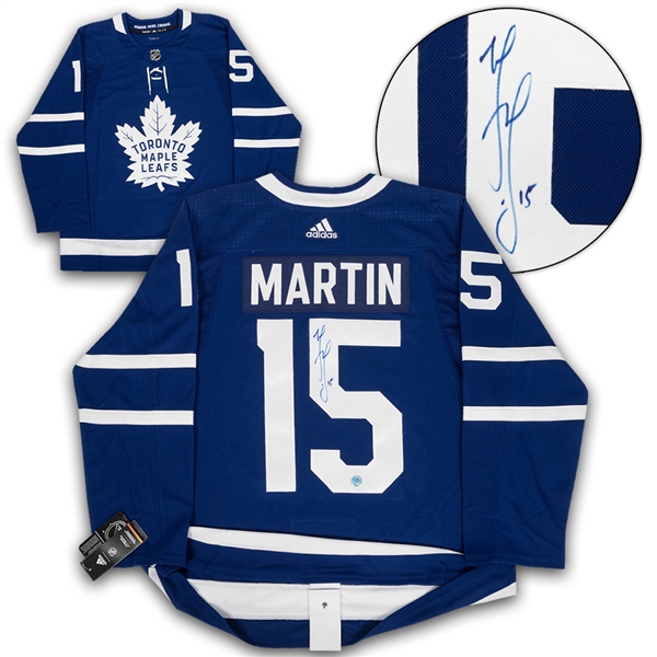 Matt Martin Toronto Maple Leafs Autographed Adidas Jersey