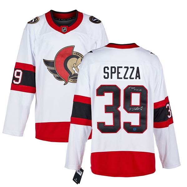 Jason Spezza Ottawa Senators Signed & Dated 1st Game Fanatics Jersey