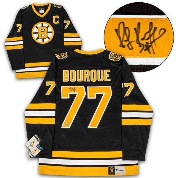 Ray Bourque Boston Bruins Signed Retro Fanatics Jersey