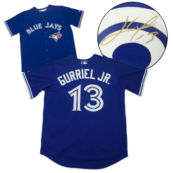 Lourdes Gurriel Jr Toronto Blue Jays Signed Baseball Jersey
