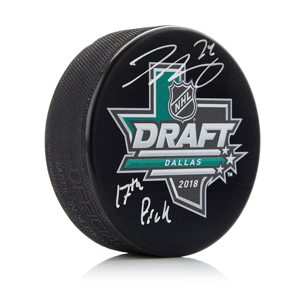 Ty Smith Signed 2018 NHL Draft 17th Pick Puck