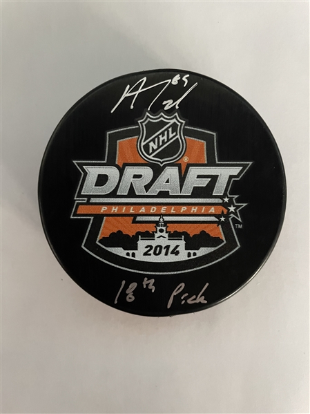 Alex Tuch Signed 2014 NHL Draft 18th Pick Puck