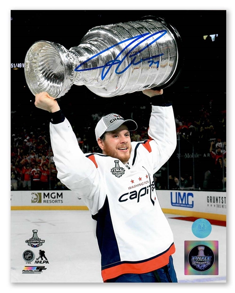 John Carlson Washington Capitals Signed 2018 Stanley Cup 8x10 Photo