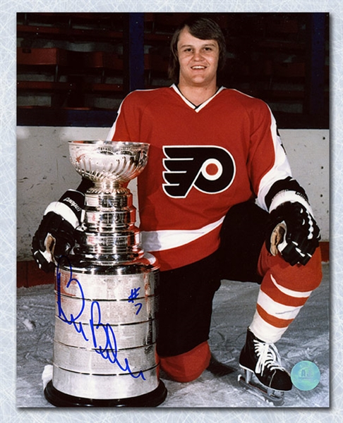 Bill Barber Philadelphia Flyers Autographed Stanley Cup 8x10 Photo