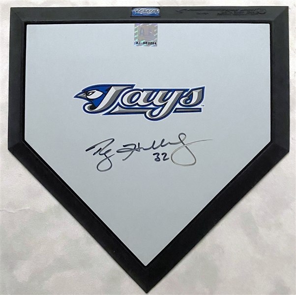 Lot Detail Roy Halladay Signed Toronto Blue Jays Home Plate