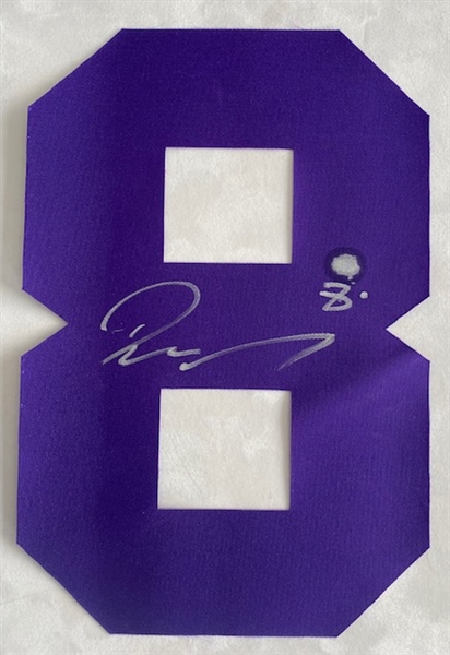 Drew Doughty Signed Los Angeles Kings Loose Purple Jersey Number 8 (Flawed)