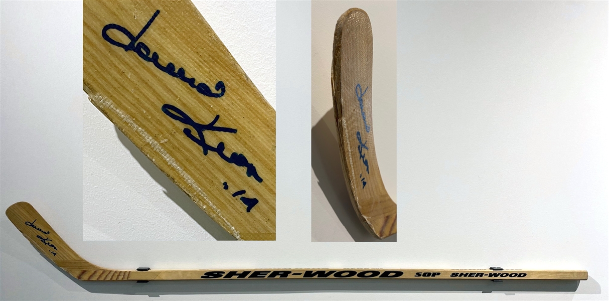 Dave Keon Toronto Maple Leafs Signed Sher-Wood Hockey Stick (Flawed)