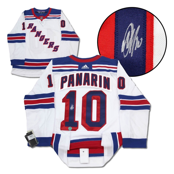 Artemi Panarin New York Rangers Signed White Adidas Jersey